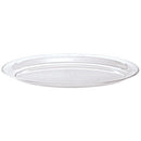 Disposable_Clear - Transparent Reusable Plastic Serving Tray Medium