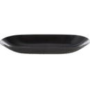 Disposable 1 Black Reusable Plastic Serving Tray Small - Pebbled