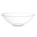 Disposable 10 Transparent Reusable Plastic Soup Bowl - Curve