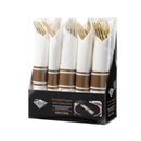 Disposable 10 Gold Reusable Combo Cutlery