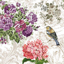 Disposable_Pink & Purple Napkin 33x33cm/13in 20pc - Charming Garden