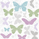 Disposable_Purple Napkin 33x33cm/13in 20pc - Soft Butterflies
