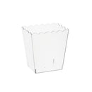 Disposable 1 Transparent Reusable Plastic Serving Bowl 1.5L - Popcorn