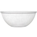 Disposable 1 Transparent Reusable Plastic Serving Bowl - Round