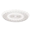 Disposable 1 Transparent Reusable Plastic Serving Tray 33cm - Crystal