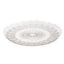 Disposable 1 Transparent Reusable Plastic Serving Tray 29cm - Crystal