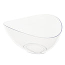 Disposable 1 Transparent Reusable Plastic Serving Bowl - Egg Shaped
