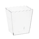 Disposable 1 Transparent Reusable Plastic Serving Bowl - Popcorn