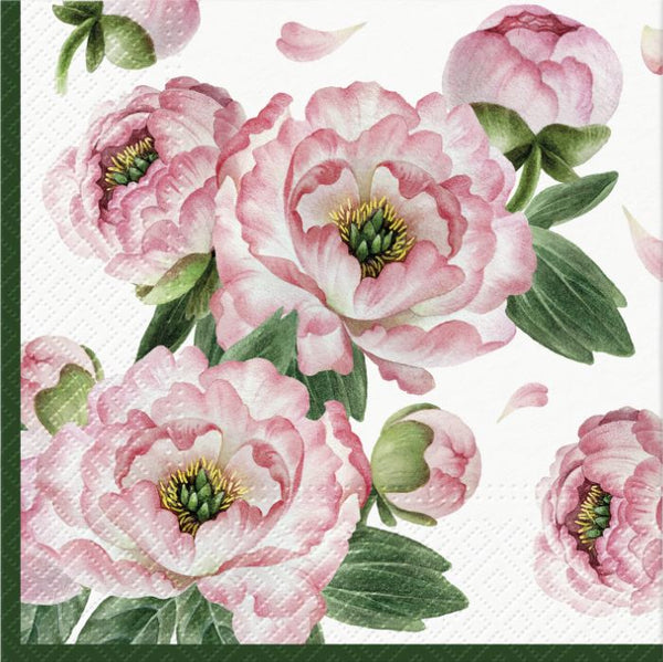 Disposable 20 Pink Napkin 33x33cm - Charming Blossom 