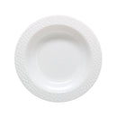 Disposable_Hammered - White Reusable Plastic Soup Bowl 400ml/13.5oz 10pc
