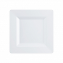 Disposable_Carre - White Square Reusable Plastic Plate 16cm/6.5in 10pc