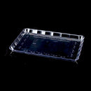 Disposable Transparent Reusable Plastic Serving Tray 22x33cm - Scallop 