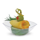 Disposable_Transparent Reusable Plastic Mini Dish 45ml/1.5oz 12pc