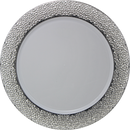 Disposable_Hammered - White & Silver Reusable Plastic Charger Plate 33cm/13in 2pc