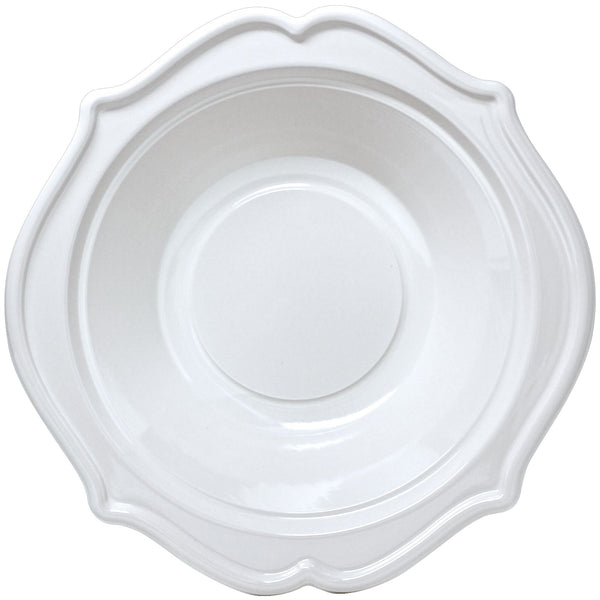 Disposable_Festive - White Reusable Plastic Soup Bowl 400ml/13.5oz 12pc