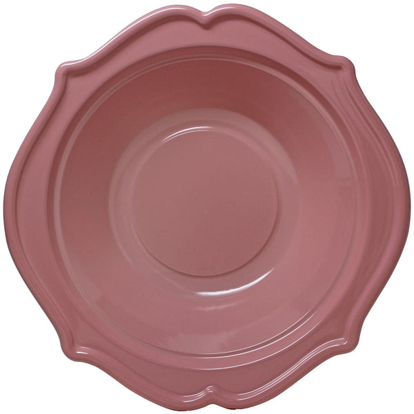 Disposable_Festive - Pink Reusable Plastic Soup Bowl 400ml/13.5oz 12pc