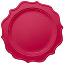 Disposable_Festive - Fuchsia Reusable Plastic Plate 19cm/7.5in 12pc