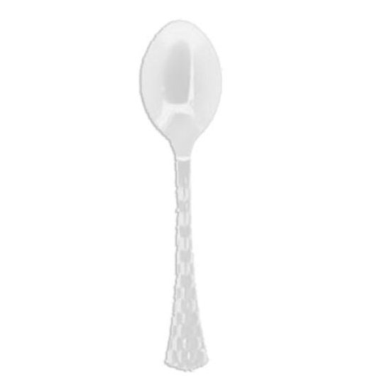 Disposable_Glamour - Transparent Reusable Plastic Spoons 18cm/7in 50pc