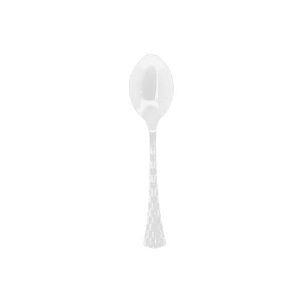 Disposable_Glamour - Transparent Reusable Plastic Tea Spoons 13.5cm/5.5in 50pc