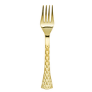 Disposable_Glamour - Gold Reusable Plastic Forks 20pc