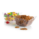 Disposable 1 Transparent Square Reusable Plastic Serving Bowl Small - Diamond Square 