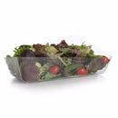 Disposable 1 Transparent Square Reusable Plastic Serving Bowl 