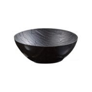 Disposable_Mahogany - Black Reusable Plastic Dessert Bowl 150ml/5oz 10pc