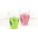 Disposable_Beveled - Transparent Reusable Plastic Tumblers 160ml/5.5oz 20pc