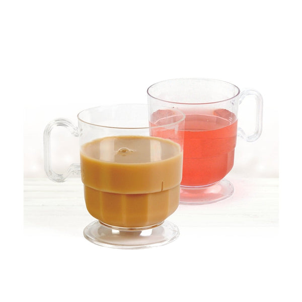 Disposable_Transparent Reusable Plastic Dessert Cups 240ml/8oz 8pc