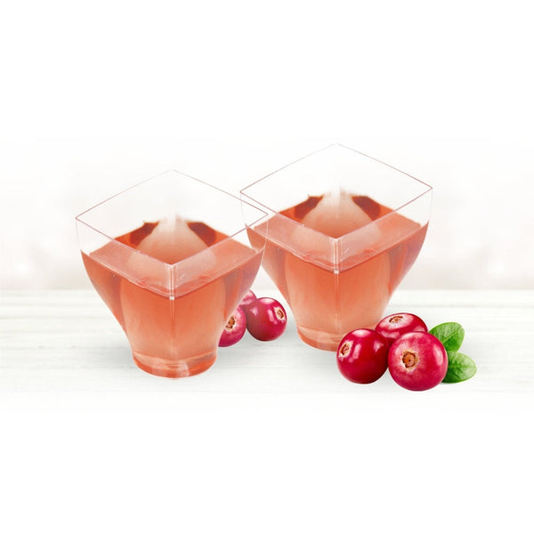 Disposable_Transparent Reusable Plastic Dessert Cups 100ml/3.5oz 10pc