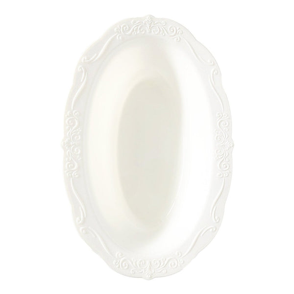 Disposable_Casual - Cream Reusable Plastic Dessert Bowl 150ml/5oz 10pc