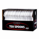 Disposable_Classico - White Reusable Plastic Spoons 400pc