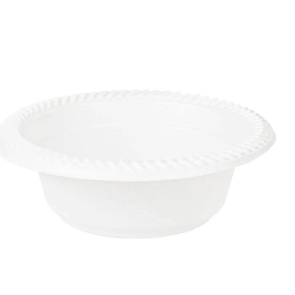 Disposable_Classico - White Reusable Plastic Dessert Bowl 150ml/5oz 100pc