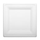 Disposable_Bio - White Square Reusable Sugarcane Plate 20cm/8in 18pc