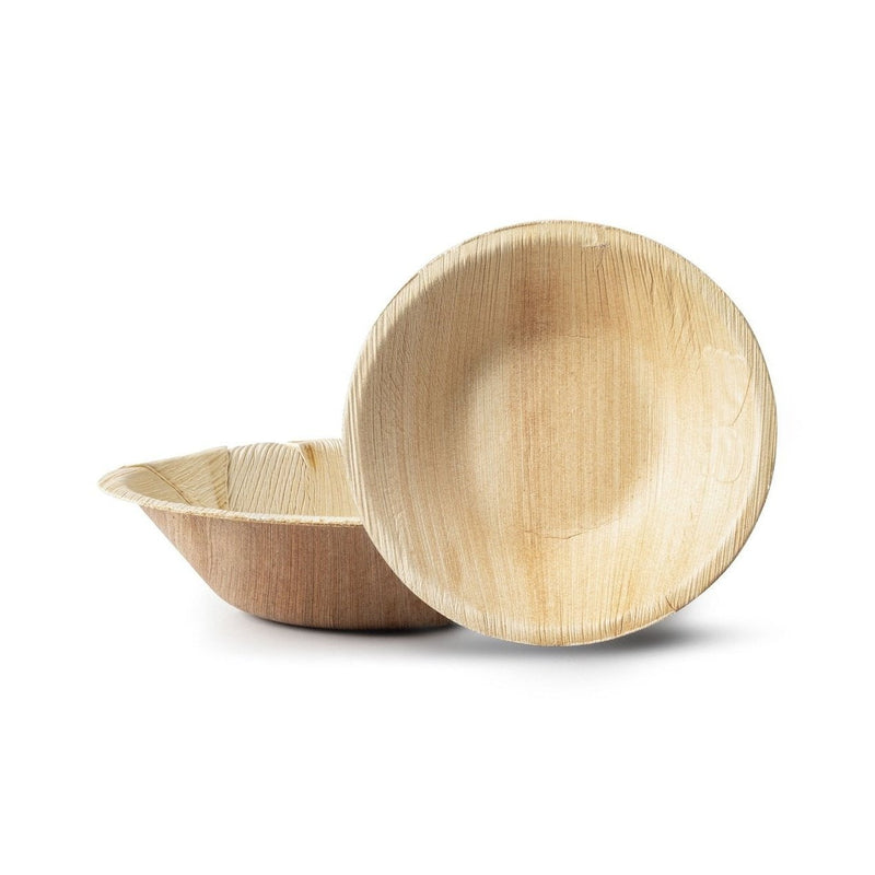 Disposable_Palm - Natural Reusable Palm Leaf Dessert Bowl 150ml/5oz 10pc