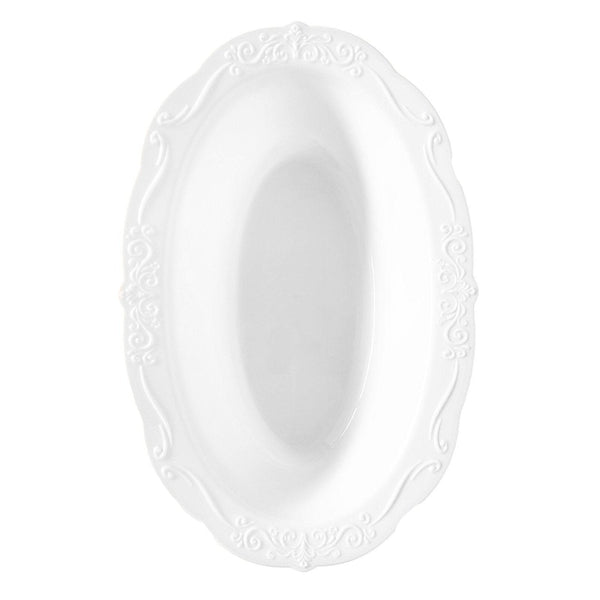 Disposable_Casual - White Reusable Plastic Dessert Bowl 150ml/5oz 10pc