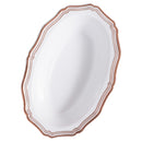 Disposable_Aristocrat - White & Rose Gold Reusable Plastic Dessert Bowl 150ml/5oz 10pc