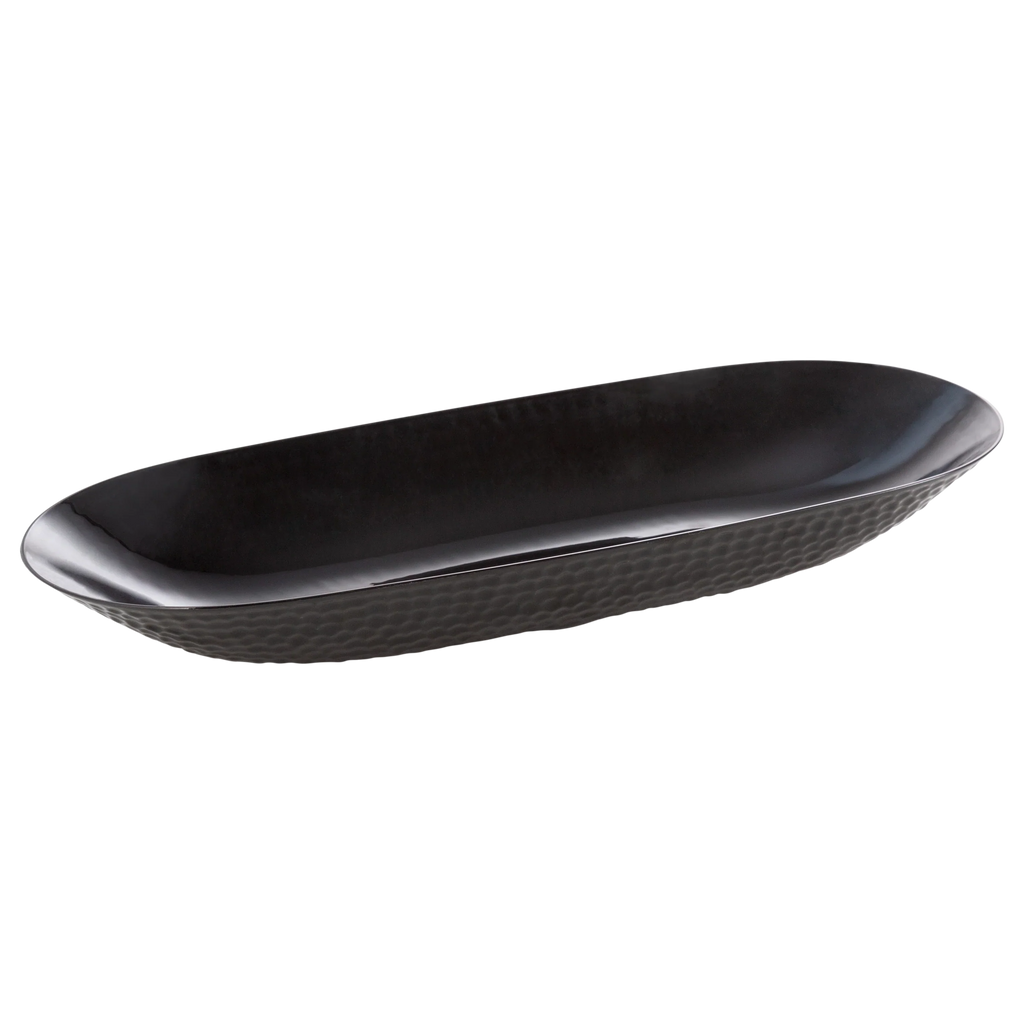 1 Schwarz Wiederverwendbar Kunststoff Servierplatten