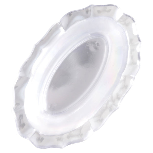 Disposable_Scallop - Transparent Reusable Plastic Dessert Bowl 150ml/5oz 10pc