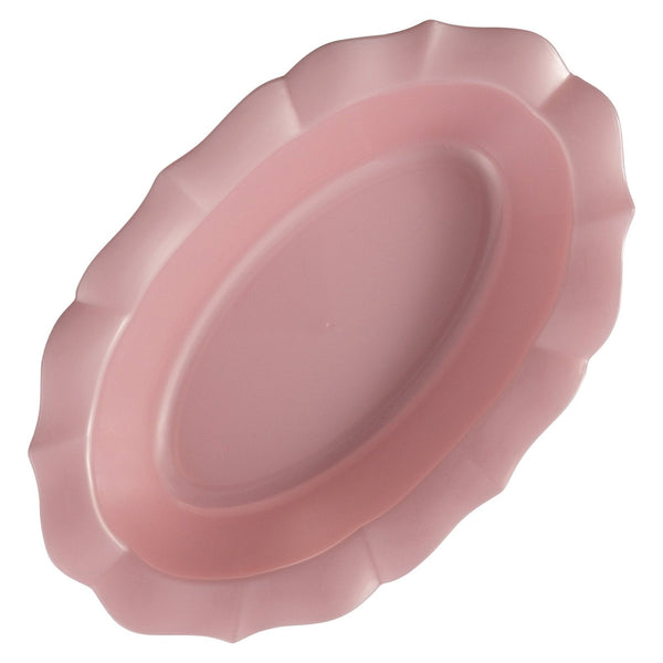 Disposable_Scallop - Pink Reusable Plastic Dessert Bowl 150ml/5oz 10pc
