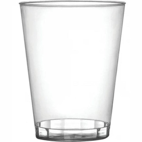 Disposable_Round - Transparent Reusable Plastic Tumblers 200ml/7oz 20pc