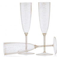 Disposable_Gold Reusable Champagne & Cocktail Cups 170ml/5.5oz 8pc