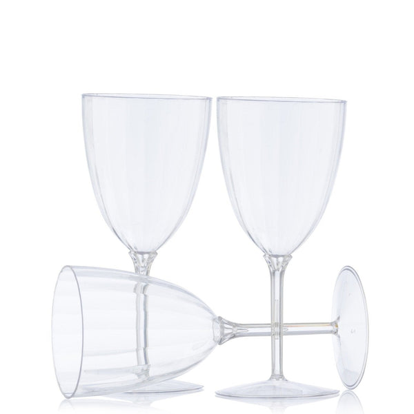 Disposable_Elegant - Transparent Reusable Wine Cups 200ml/7oz 8pc