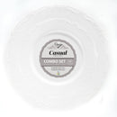 Disposable_Casual - White Reusable Plastic Combo Plate 40pc