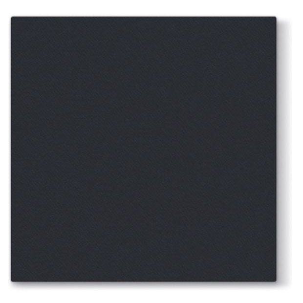 Disposable_Black Napkin 40x40cm/15.5in 50pc - Airlaid