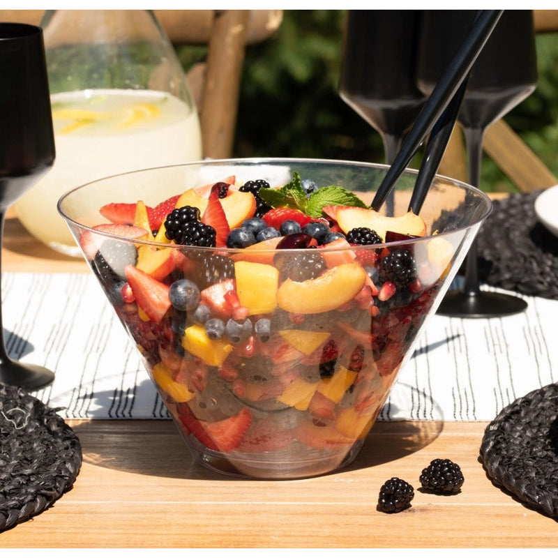 Disposable 1 Transparent Reusable Serving Bowl - Cone 