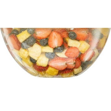 Disposable 1 Gold Glitter Reusable Plastic Serving Bowl - Round 