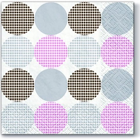 Disposable_Pink Napkin 33x33cm/13in 20pc - Dotsy Dots