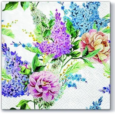 Disposable_Purple Napkin 33x33cm/13in 20pc - Spring Lilac