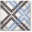 Disposable_Brown Napkin 33x33cm/13in 20pc - Stylish Check